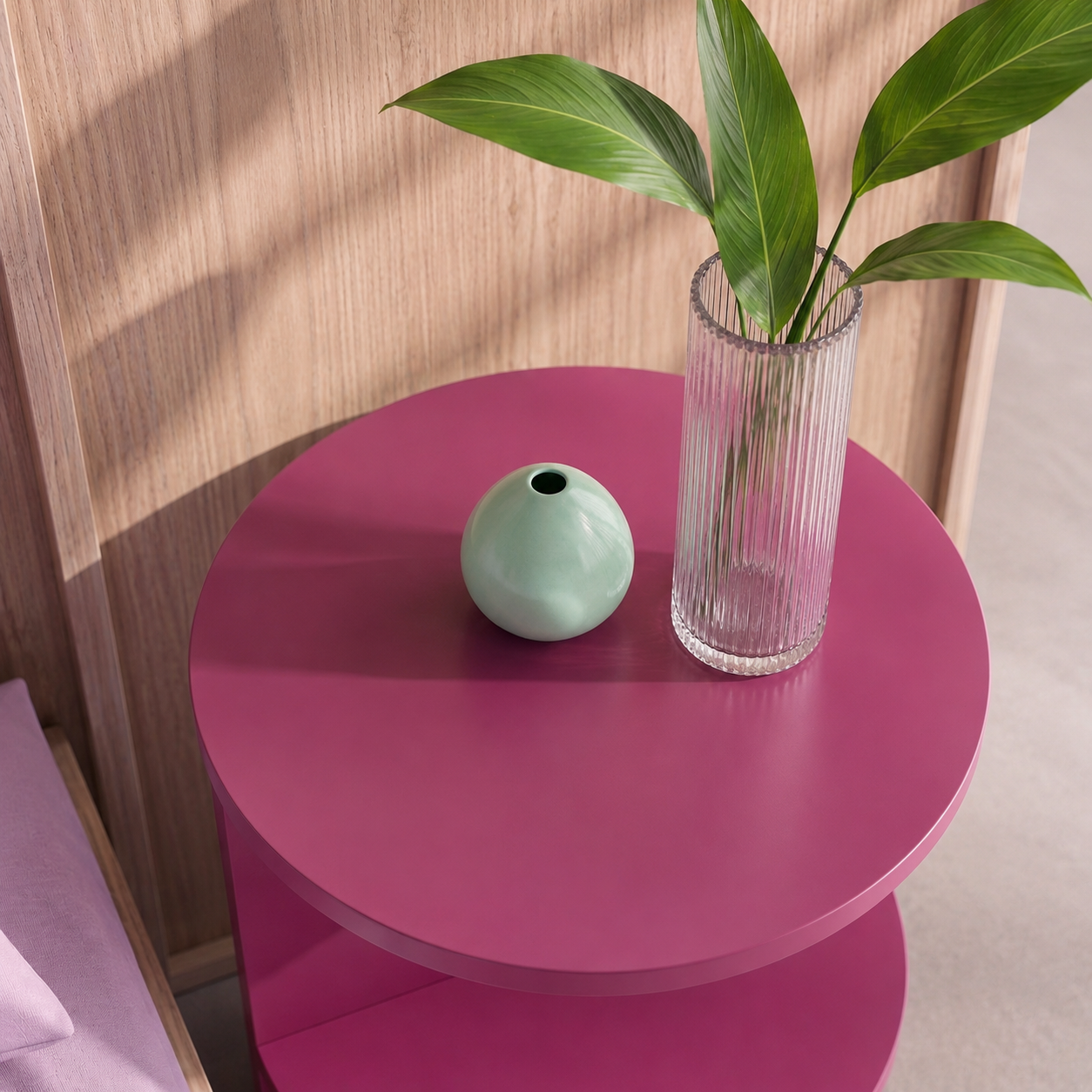 Respaldo de Cama Magnolia con Veladores de Color