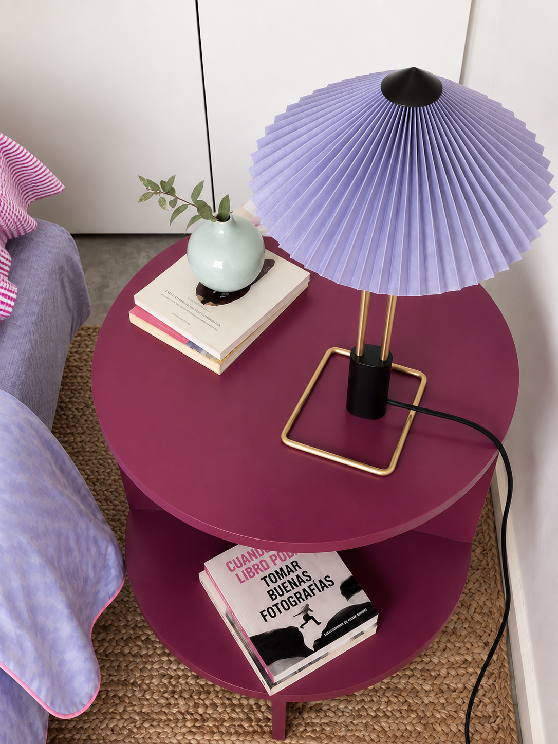 Velador Magnolia Circular | Elige tu color