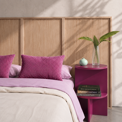 Respaldo de Cama Magnolia con Veladores de Color