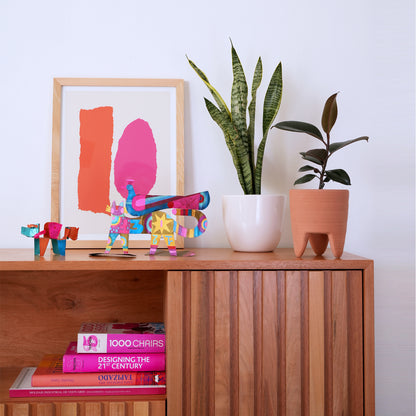 RACK TV TORTEL MADERA Y PALILLAJE NATURAL 170 cm