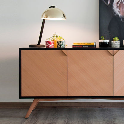 BUFFET LIVING/COMEDOR EBANO 140 cm