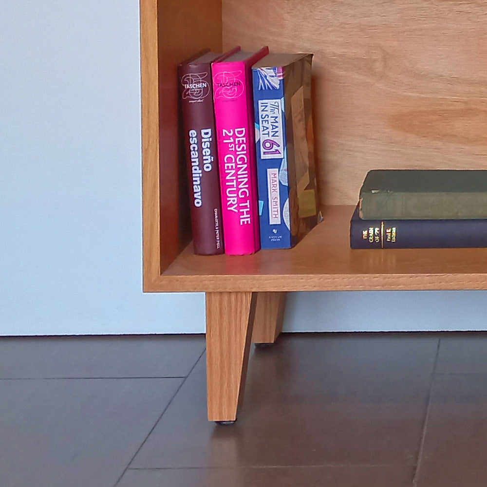 RACK/ARRIMO AUDIO JUNCAL MADERA Y BLANCO 90 cm