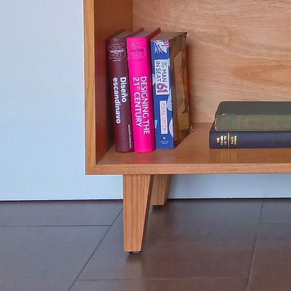 RACK/ARRIMO AUDIO JUNCAL MADERA Y BLANCO 90 cm
